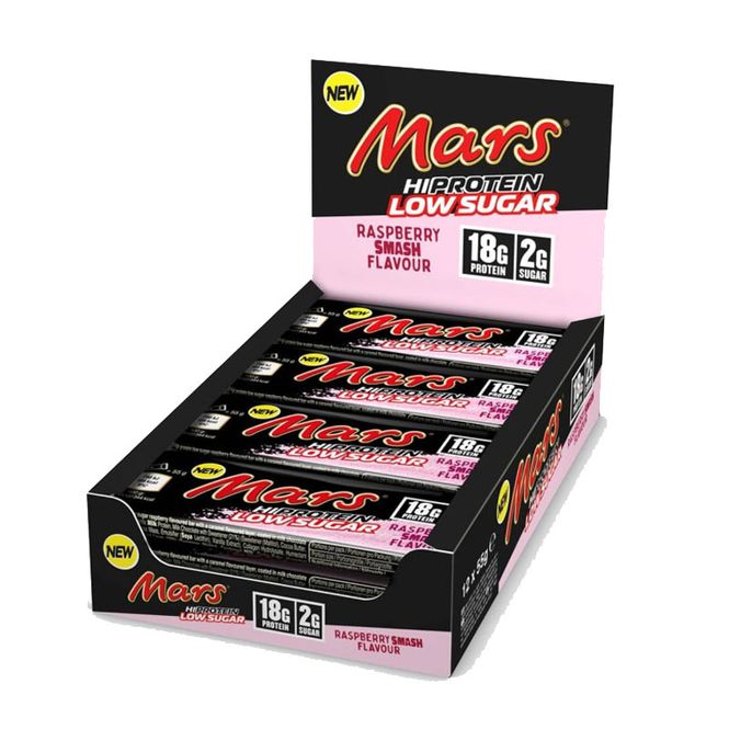 Hovedbilde Mars Low Sugar High Protein Bar 12x52g - Raspberry Smash