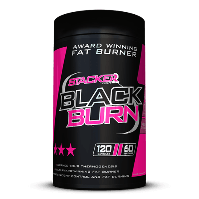 Hovedbilde Stacker2 Black Burn 120 kapsler