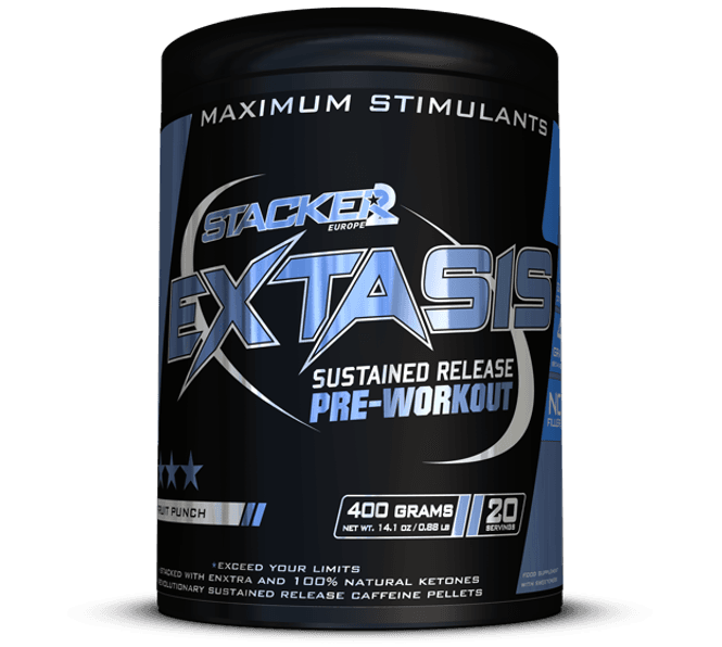 Hovedbilde Stacker2 Extasis 400g PWO Tropical Fruit