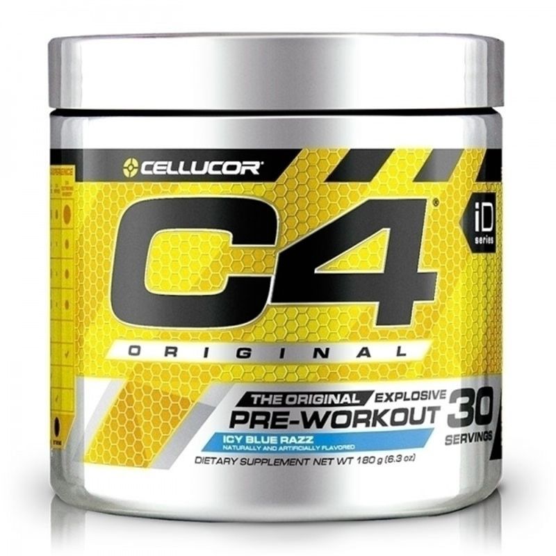 C4 Pre-Workout 30 Serveringer Icy Blue Razz
