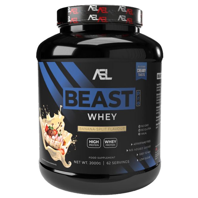 Hovedbilde ASL BEAST Whey Banana Split 2 kg
