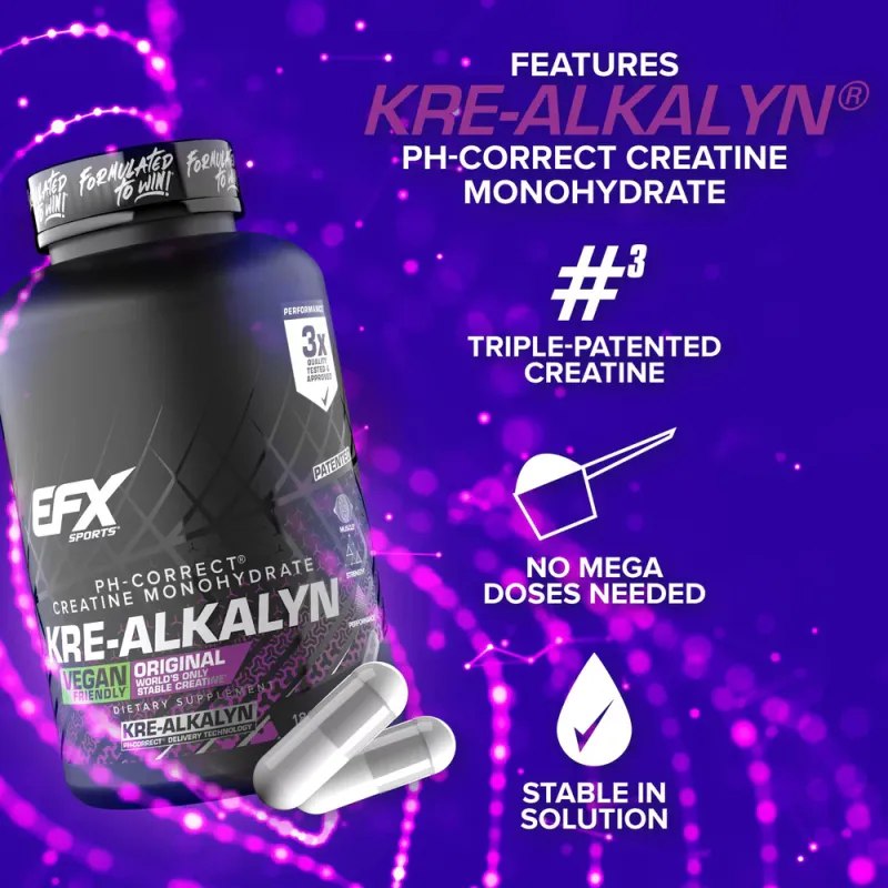 EFX Sports Kre-Alkalyn 120 Caps