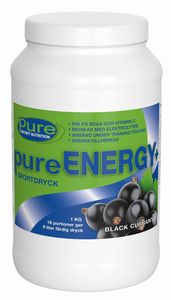 Hovedbilde Pure Energy Sportsdrikk 1kg Black Currant